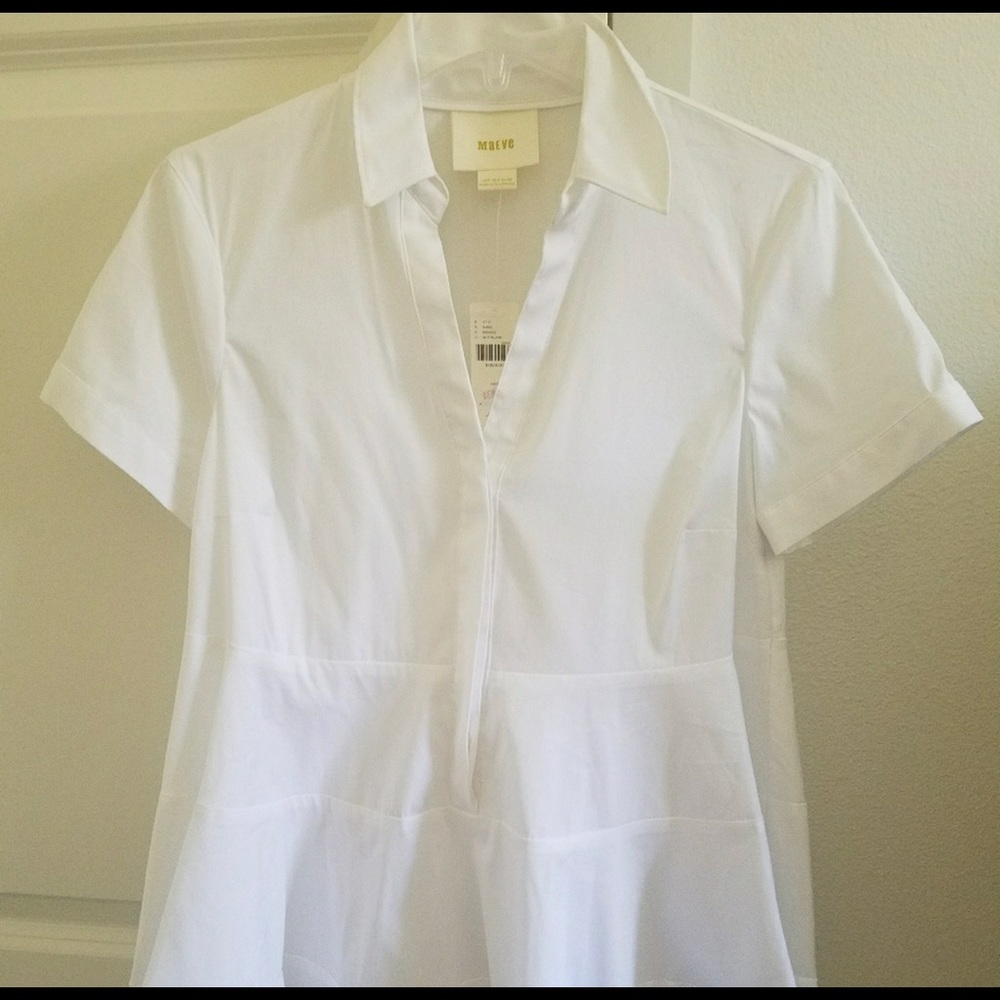 Anthropologie New white shirt
